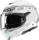 HJC F100 Systeemhelm - Grijs/Wit - Maat XXL