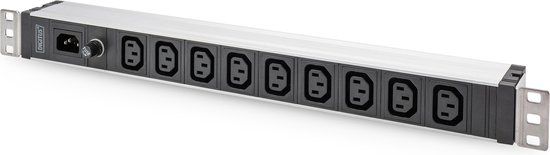 Digitus DN-95429 energiedistributie 9-voudig 1U