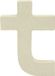 Decopatch Kleine kraft letter t