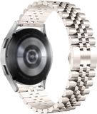By Qubix Qubix - Stalen band - Starlight / sterrenlicht - Geschikt voor Garmin Vivoactive 6 / 5 / 3 - Smartwatch bandje 20mm