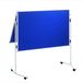 Franken ECO-UMTFG03R Prikbord Draagbaar Bulletinboard Blauw Vilt 1200 x 1500 mm