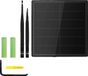 Énergie solaire LoRa-nœuds, batterie 6000mAh, adapté pour extérieur, EU-RAK et 2 batteries