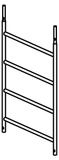 Hymer, los onderdeel: frame voor stappen met 4 treden, afmetingen 0,8 x 1,15 meter