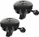 Holland Connections Clochette de vélo klaxon entièrement métallique 2-pack, sonnerie forte, facile à installer, accessoires de vélo
