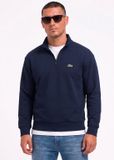 Lacoste Quarter zip fleece sweatshirt - navy blue
