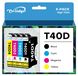 Epson T40D cartouches d'encre pour Epson SureColor, set de 4, 65 ml