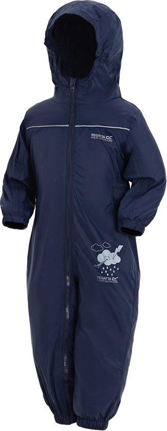 Regatta Puddle IV regenpak - kinderen - waterdicht - ademend - Blauw