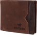 MUSTANG Leren Portemonnee La Spezia Men's Wallet Cognac Bruine