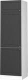 Vicco Fame-Line Koelkast ombouwkast – 60 cm Antraciet-goud