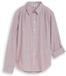 Tom Tailor - Overhemdblouse met omgeslagen boorden - Maat 36 - preppy plum dobby