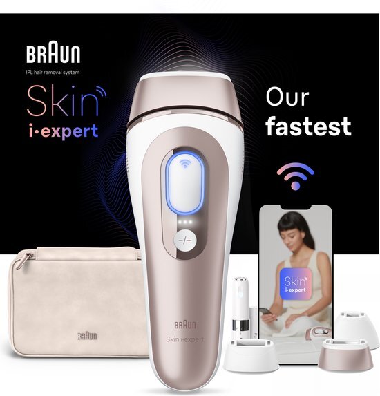 Braun Smart IPL - Skin i&#183;expert - Ontharing thuis - Etui - Venus-scheersysteem - 3 Koppen - PL7249