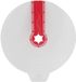 Sans marque Protection anti-éclaboussures universelle - Silicone - Couvercle de bol mélangeur - Rouge