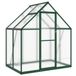 vidaXL Tuinkas met basisframe 169x114x195 cm aluminium groen