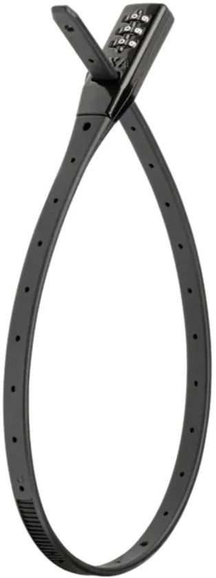 Axa Kabelslot Zipper Code 53cm x 10mm Zwart