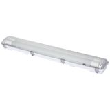 Sygonix Lampe de cuve à LED pour locaux humides – Tube LED T8 – 36 W – Blanc neutre (4000K) – Gris (transparent)