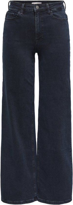 Jacqueline De Yong JDY JDYFELINA-FINA HW Wide Leg Jeans Blue Black Denim Dames W32 x L34