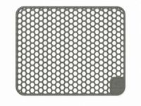 Waterval Gootsteenmat - Siliconen - Gunmetal Grey - 30 x 40 cm - Rechthoekig