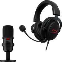 HyperX Streamer Starter Pack - Black - Microphone + Headset