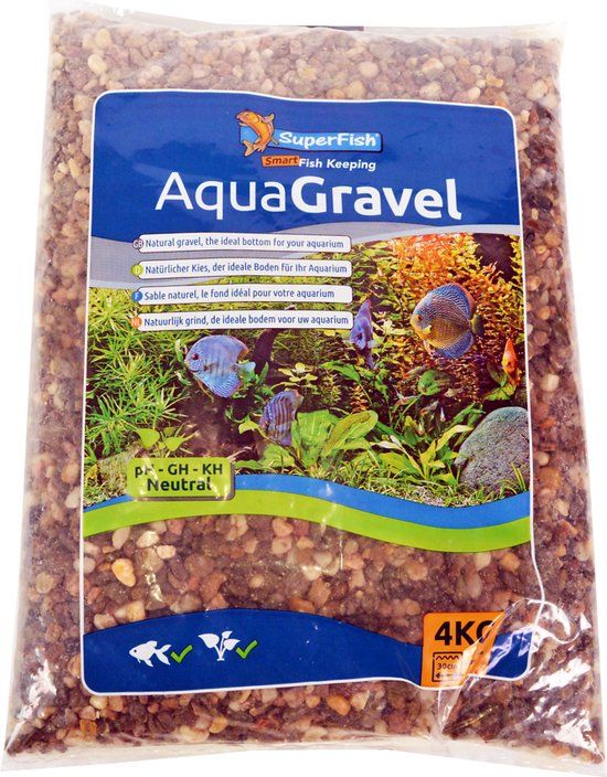 SuperFish Aqua Grind Donker 1-2 mm 4 kg
