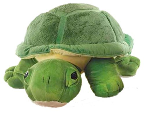 Inware 6968 - knuffeldier schildpad Chilly, 53 cm, groen, knuffelschildpad, knuffeldier
