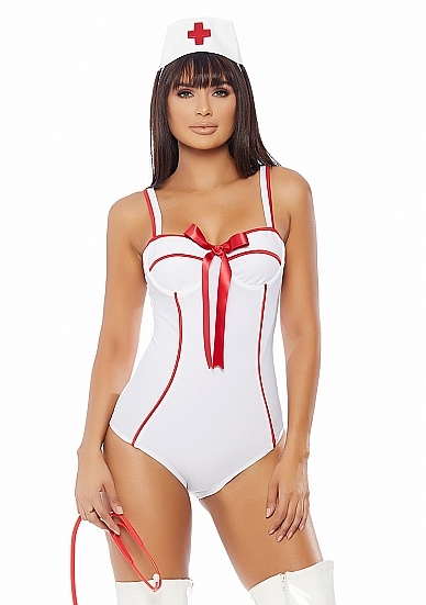 Costumes In Perfect Health Sexy Nurse Costume - White M/L