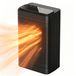 Radiateur soufflant intelligent à céramique PTC 1500 W avec télécommande, thermostat 10-35 °C, oscillation à 70°, minuterie 12 h, protection contre le basculement et la surchauffe, 3 niveaux de chauffage