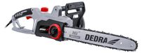 DEDRA kettingzaag, elektrische kettingzaag, krachtig 2000 W, 40 cm kettinggeleider, stil en lichtgewicht (5,25 kg), directe start, kettingsnelheid: 15 m/s, robuust zaagblad en scherpe ketting