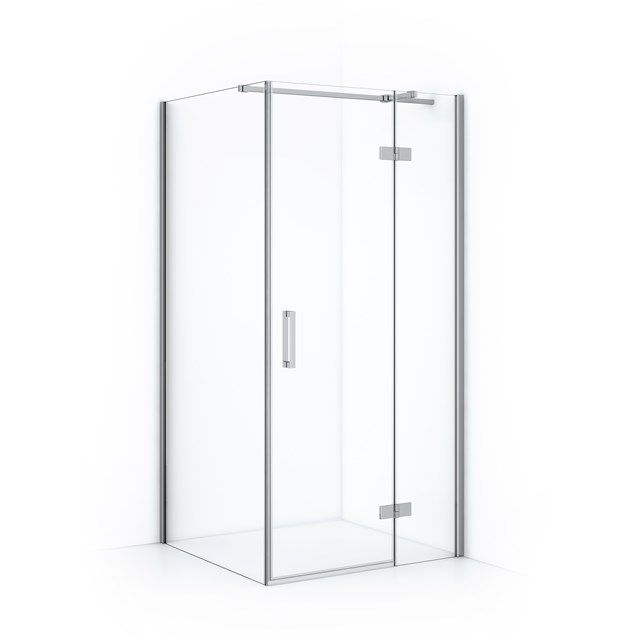 Maxaro Douchecabine Diamond 100x100cm 8mm Helder Veiligheidsglas Chroom met Draaideur