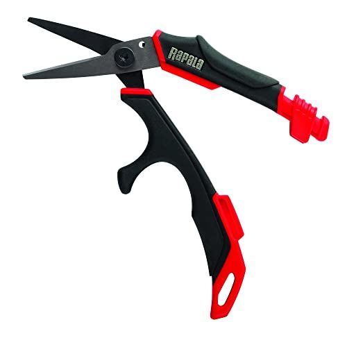 Rapala RCD Precision Line Scissors - 13 cm - Black/Red