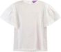myMo KIDS Blouse mandarijn / koraal / magenta / wit