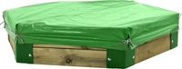 Hörby bruk Horby Bruk Zandbak Afdekhoes Junior - Polyester - Groen - 160 x 120 cm