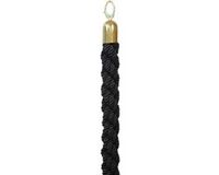 Securit Afzetkoord 150cm Zwart Met Goudkleurige Knop