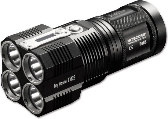 Nitecore TM28 - Tactische zaklamp - 6000 Lumen - Zwart