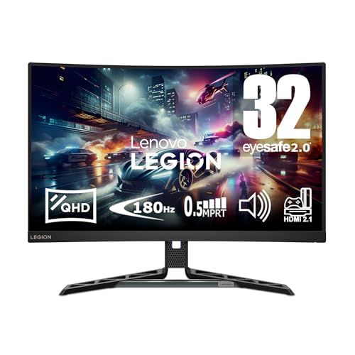 Lenovo Legion R32Qc-30 Computer Monitor 80 Cm (31.5) 2560 X 1440 Pixels Quad Hd Led Black