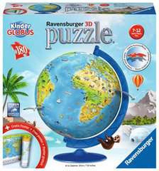 Ravensburger 3D Puzzle - 180 Pieces - 00.011.160 - Ages 7-12