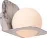 Lucide DAVY - Wandlamp Badkamer - 1xG9 - IP44 - Grijs