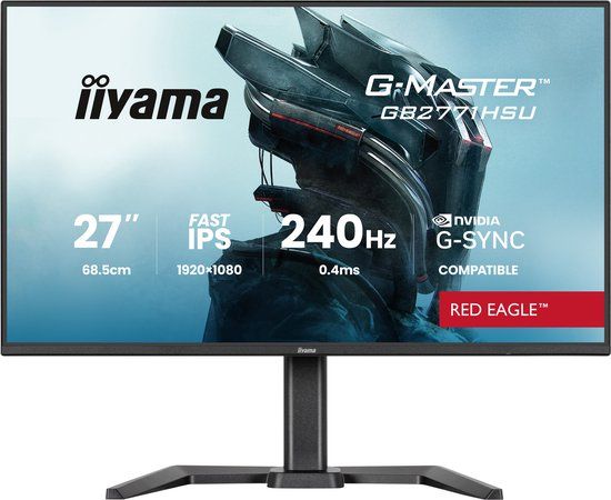 Iiyama G-Master GB2771HSU-B1 Red Eagle 27 inch Full HD IPS 240 Hz G-Sync compatible
