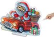 Kaemingk LED Infinity Lights intérieur – Père Noël dans voiture 47 cm, 549 LED multi
