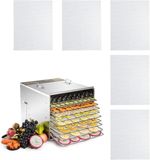 OEM ZenithVibe 5 vierkante siliconen dehydrator vellen voor voedsel drogen