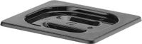 HENDI Deksel voor GN containers – zwart polycarbonaat – 176x162 mm