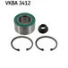 SKF Kit de roulements de roue Vkba 3412 Saab 3 28 105 90425658