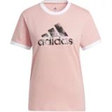 Adidas Dames-T-shirt The Brand Graphic Ringer
