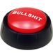 Kr?ger BULLSHIT Buzzer - rood - Drukknop met Geluid - Fun/Fopartikel