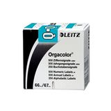 Leitz Orgacolor 66261000 briefkaart "Q" Pack van 250 Blauw