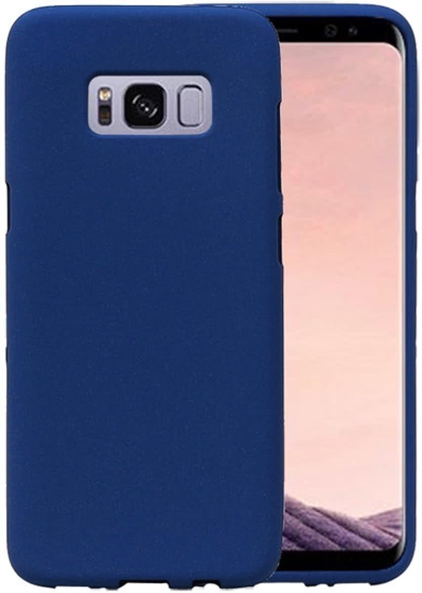 BetsCases Blauw Zand TPU back case cover voor Samsung Galaxy S8+ Plus