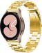 Strap-it Samsung Galaxy Watch 4 - 40mm stalen band - goud