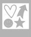 Rayher 50094000 Stanssjablonenset, voor het ontwerpen van kaarten en scrapbooking, fotoframe, stansvormen, 5 stuks, 2 cm - 7 x 8,5 cm