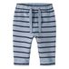 NAME IT BABY regular fit gestreepte joggingbroek - blauw