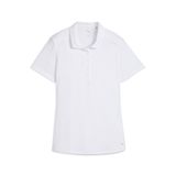 W Puma damespoloshirt W Pure 2.0 SS Polo 629944 Wit XL