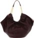 Coccinelle Leren schoudertas shopper Smash Handbag Smooth Leather Berry donkerpaars